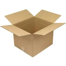 Transpak, Versandkarton + Versandbox, Faltkarton 2-wellig Masse 420x370x323mm Qualität 2.30BC braun braun (10 Stk.)