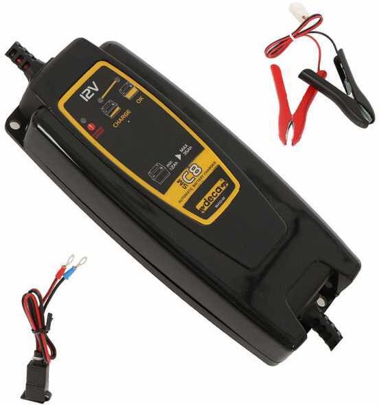 Deca SM C8 - Automatisches Akkuladegerät Auto - 12V - Auto- und Motorradbatterien bis zu 35Ah