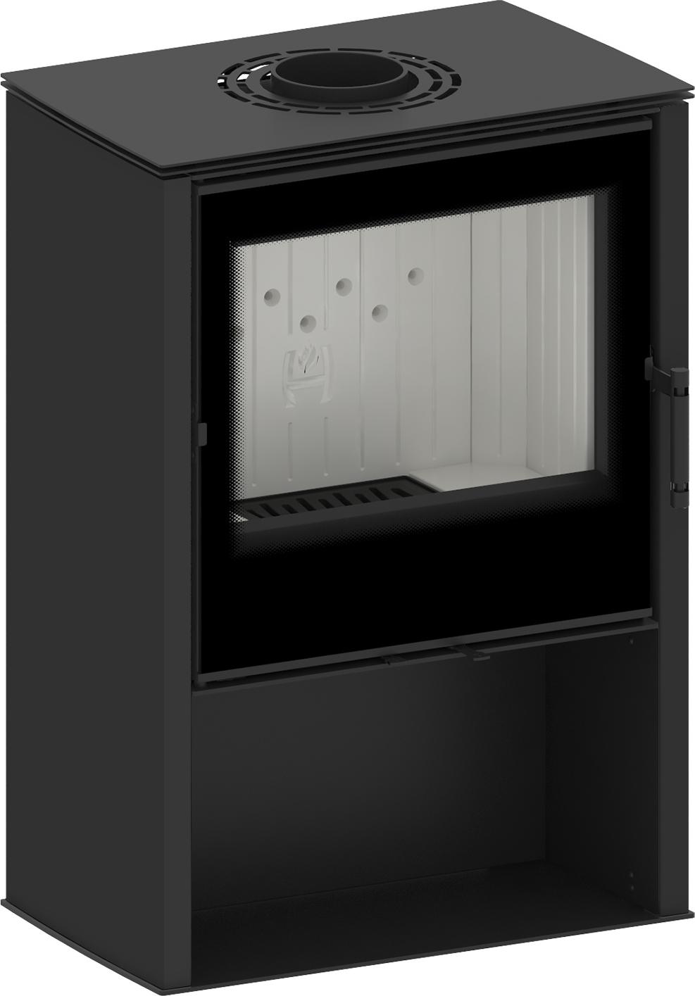 Kaminofen Hitze LUPO M 8,7 kW Freistehender Kamin Ofen Holzofen Kamin Freistehend