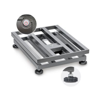 Paketwaage KERN EOC 10K-3A – hochpräzise Plattformwaage aus Edelstahl, Wägebereich 12 kg, IP65