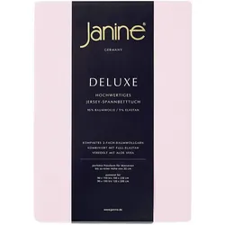 Janine Spannbetttuch Elastic-Jersey 5010 zartrosa 200x200 cm