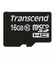 Transcend Flash-Speicherkarte 16 GB Class 10 microSDHC (TS16GUSDC10M)