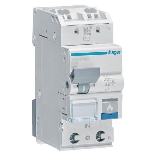 Hager FehlerlichtbogenSchutzeinrichtung AFDD LSSchalter PN 6kA C6A 2M (ARC966D)