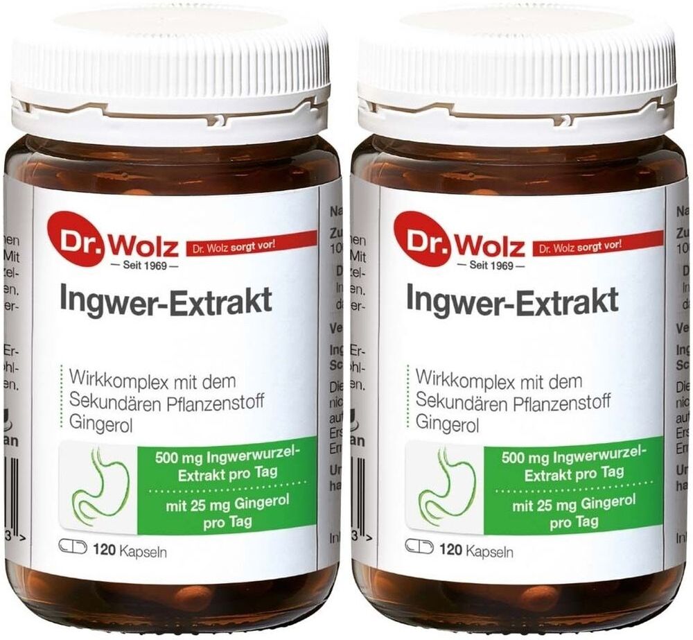 Dr. Wolz Ingwer Extrakt Dr.Wolz Kapseln 2x 2x120 St