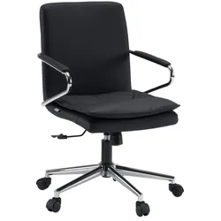 Bürostuhl / Drehstuhl Rovento Kunstleder schwarz hjh OFFICE