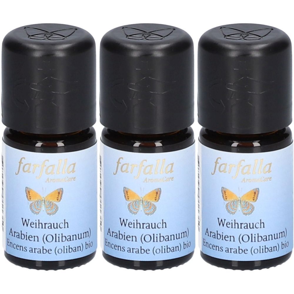 Farfalla Weihrauch Äth/Öl Arabien kbA 5 ml x3 3x5 Ätherisches Öl