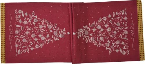 Sander Tafelloper Chef Tree Red 47 x 150 cm