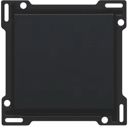 Niko Züblin 161-61105 Abdeckung für elektronischen Einfach Schalter oder Taster, black coate 16161105