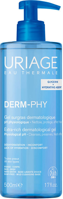 Uriage Gel de ducha dermatológico extra rico para piel sensible 500 ml