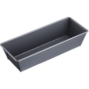 Westmark Backform Back Meister, Königskuchenform, aus Stahl, 30,7 x 12 x 7 cm, anthrazit, antihaftbeschichtet, Kastenform