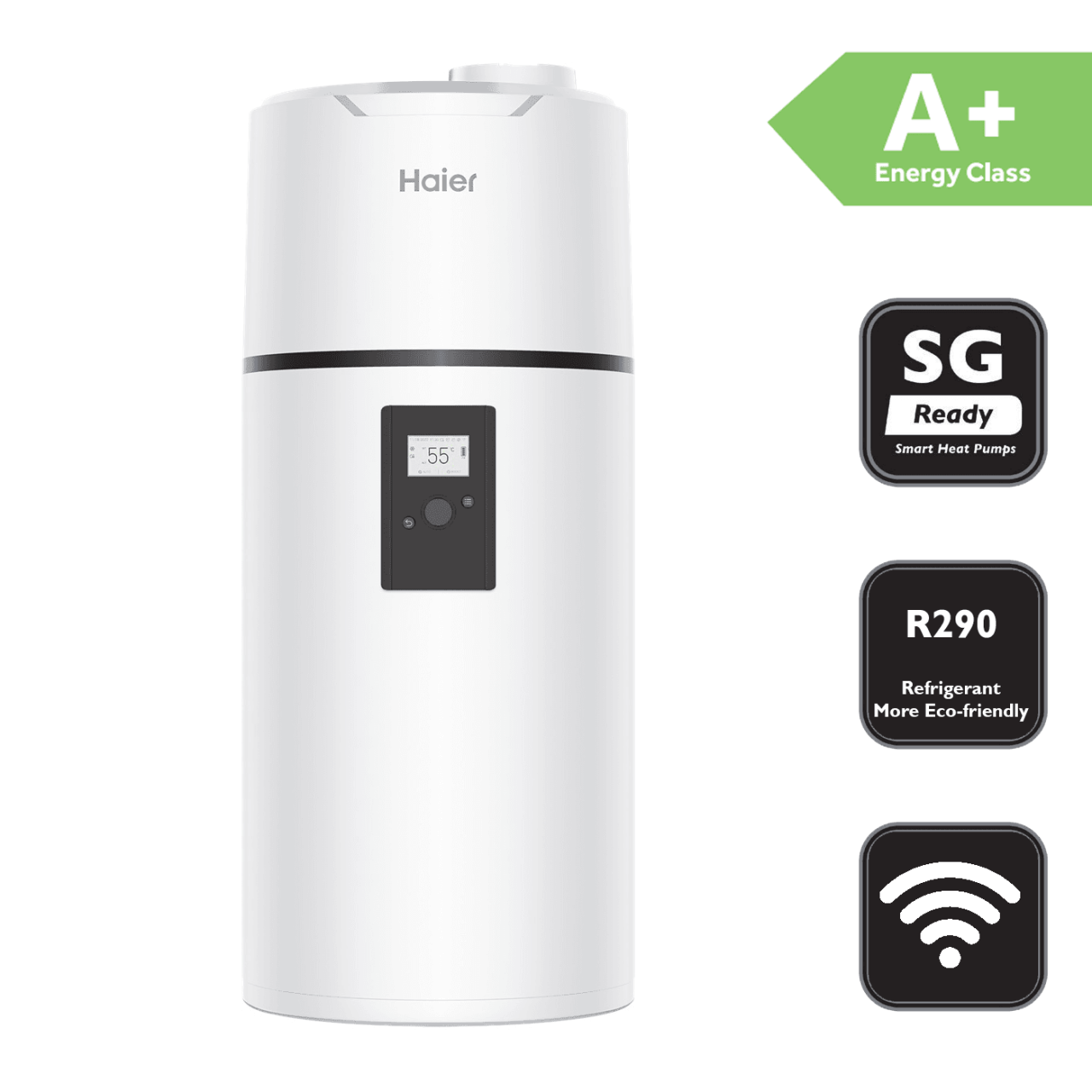 Haier 149L Heatpump Water Heater refrigerant R290 (Hanging model)