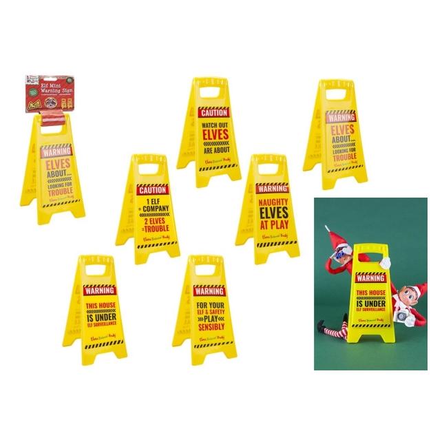 Konjac Sponge Elf Slogans Warning Sign 6 asst. (ELV-600305)