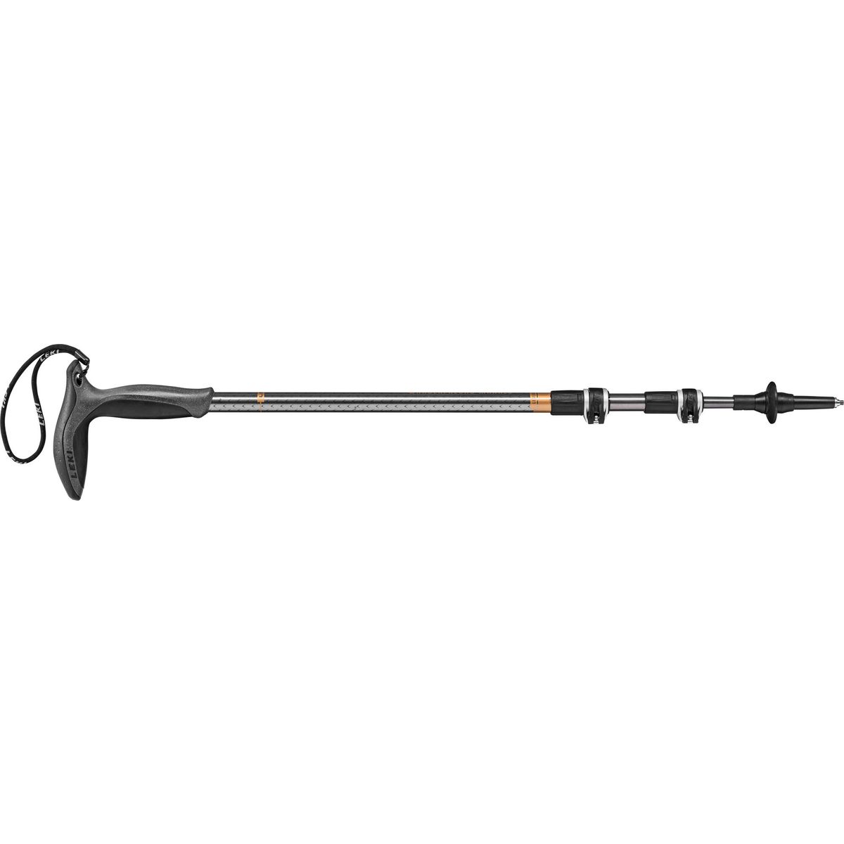 LEKI Wanderfreund Makalu gunmetal-dark anthracite-copper 90 - 120 cm 65320811
