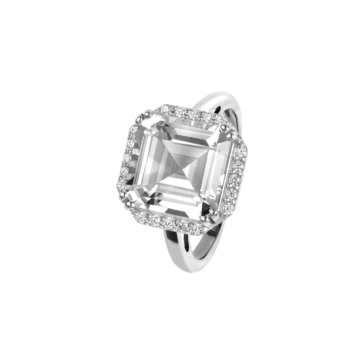 Jacques Lemans Ring Sterlingsilber mit Zirkonia