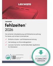 Lexware fehlzeiten 2026 Abo-Vertrag 1 Jahr 1 Benutzer Download Win, Deutsch (nur für Neukunden) (08851-2041)