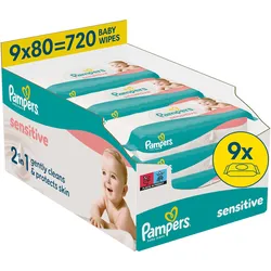 Pampers Sensitive (9 x 80 Stk.)