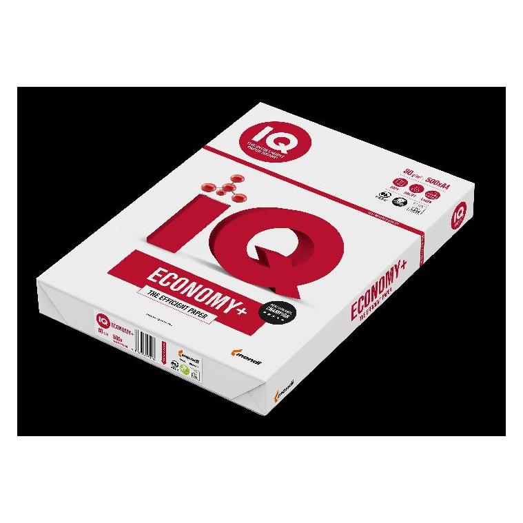 IQ Kopierpapier ECONOMY+ DIN A4 80 g/qm 500 Blatt (A4, 500 Blätter, 80 g/m²) (88265831)