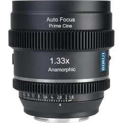 Sirui 20AF133X-EN 20mm AF Anamorphic Objektiv (Sony E-Mount, Neutral Flare) (APS-C / DX), Objektiv, Schwarz