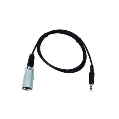 Eurolite DMX-Adapter IN DMX Adapter [1x Klinkenstecker 3.5mm - 1x XLR-Stecker] 1.00m