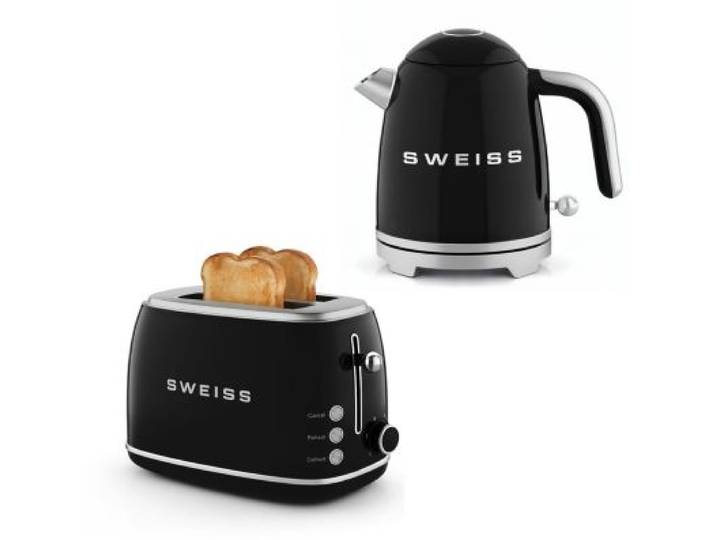 Sweiss - Grille-Pain Grskts9 Bundle Bouilloire G-Pain Vint No