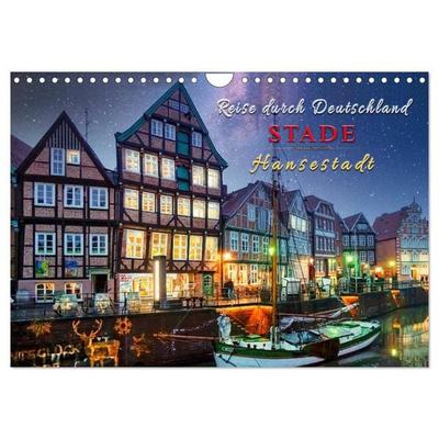 Reise durch Deutschland - Hansestadt Stade (Wandkalender 2027 DIN A4 quer), CALVENDO Monatskalender