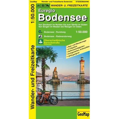 Euregio Bodensee Wander- und Freizeitkarte, Sonstige von GeoMap, GeoMap, 978-3-95965-049-6