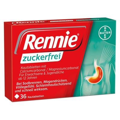 Rennie zuckerfrei Kautabletten 36 St