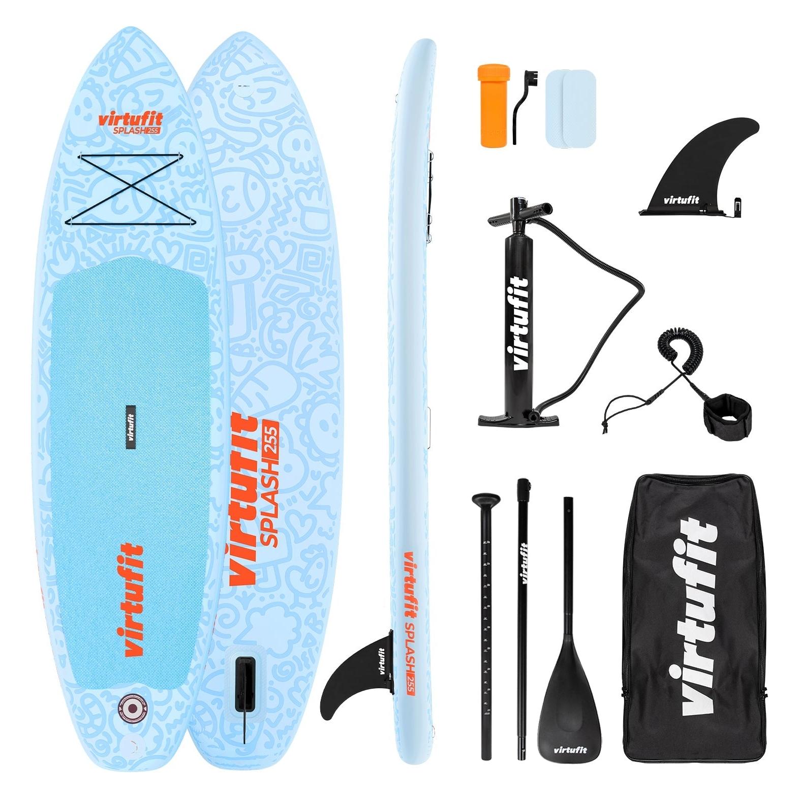Virtufit Supboard Splash 255 - Doodle Blue (53090)