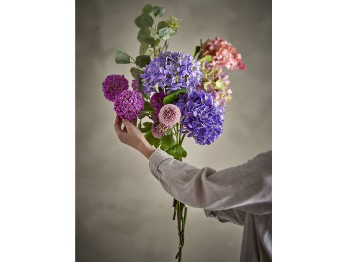 Edge Bouquet\, Purple\, Artificial Flowers