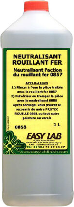 Neutralisant rouillant fer 1 L EASY LAB 0858-1 Blanc