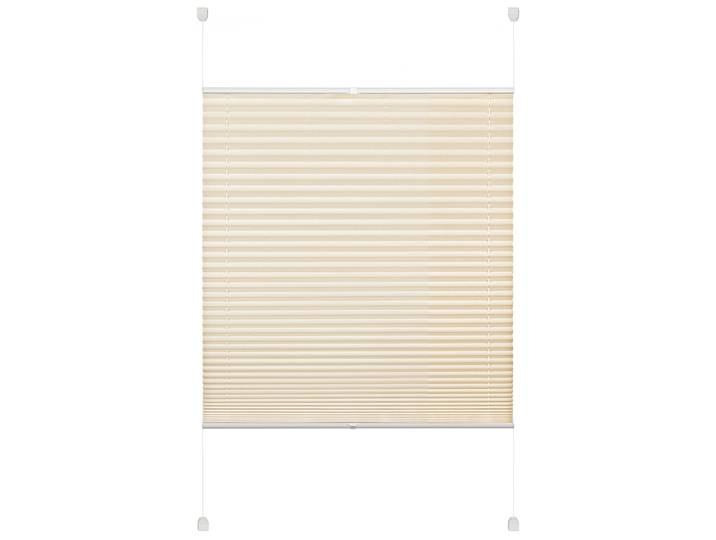 Plissee GARDINIA EASYFIX PIA, ohne Bohren, blickdicht, Trägersystem Gr. 2, beige, B:45cm H:130cm, Obermaterial: 100% Polyester, Plissees, Plissee, mit patentiertem Trägersystem, Topseller