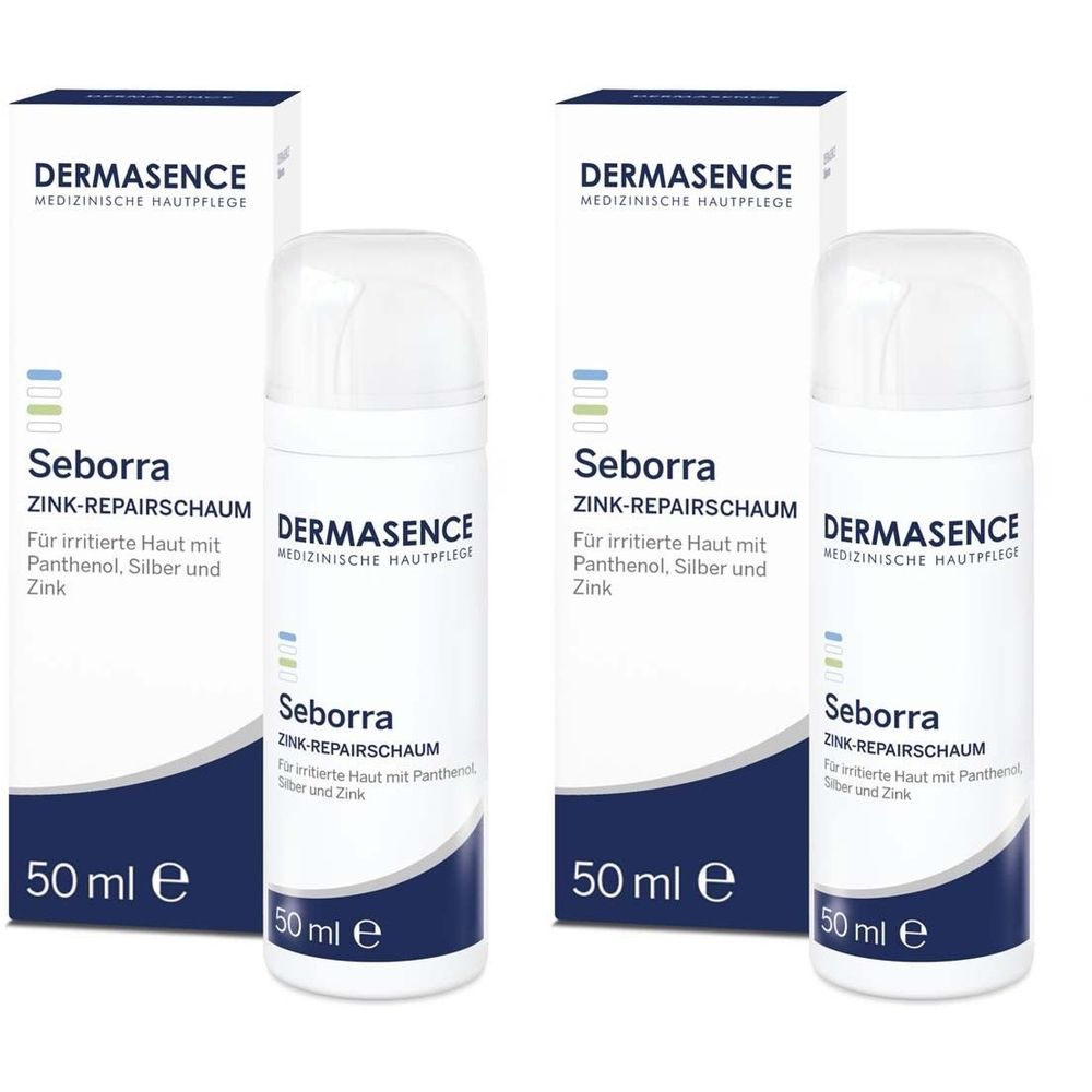 Dermasence Seborra Zink-Repairschaum 2x 2x50 ml Schaum