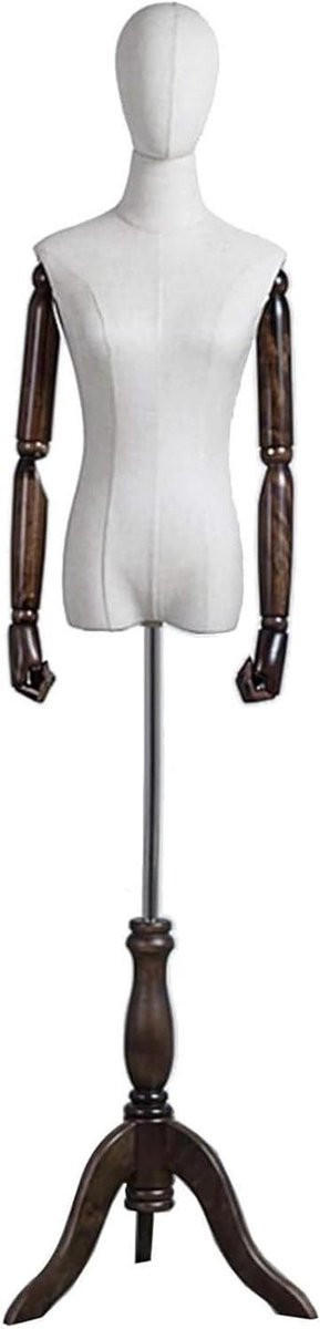 Dames Paspop Wit - Verstelbare Hoogte - 175 cm