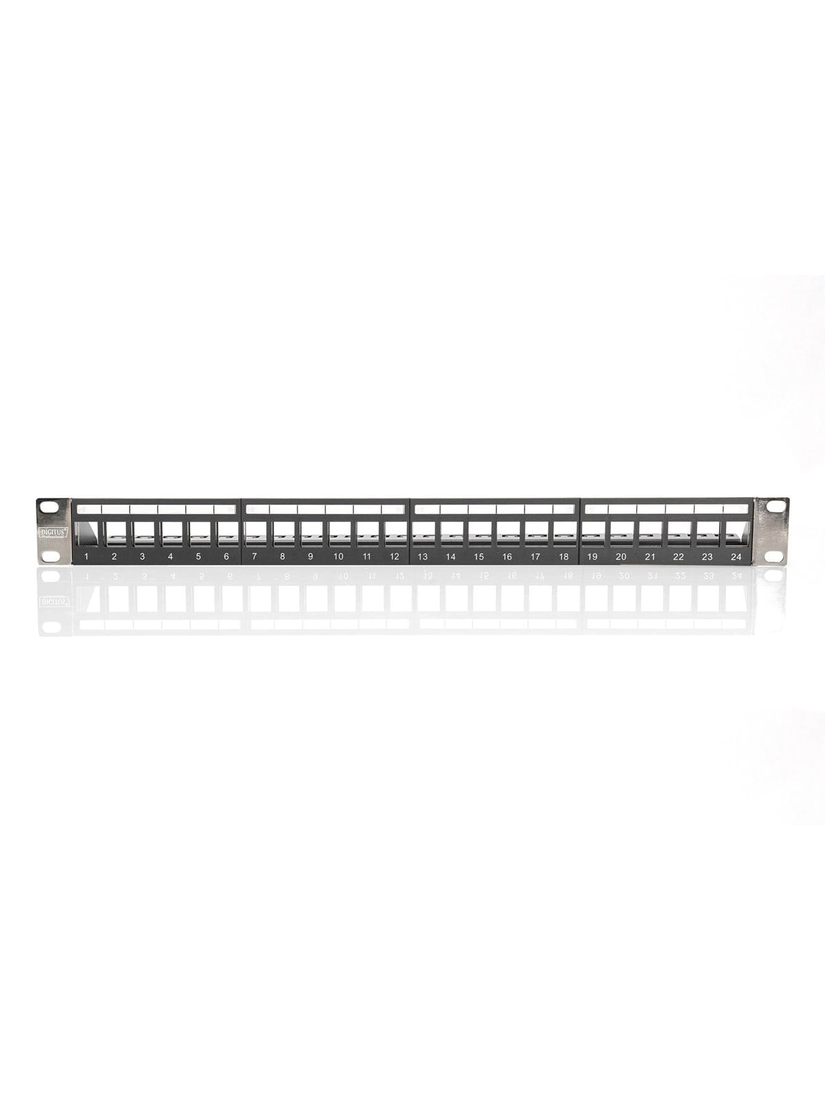 DIGITUS DN-91411-LF - 1U - 24-Port RJ45 Patch Panel