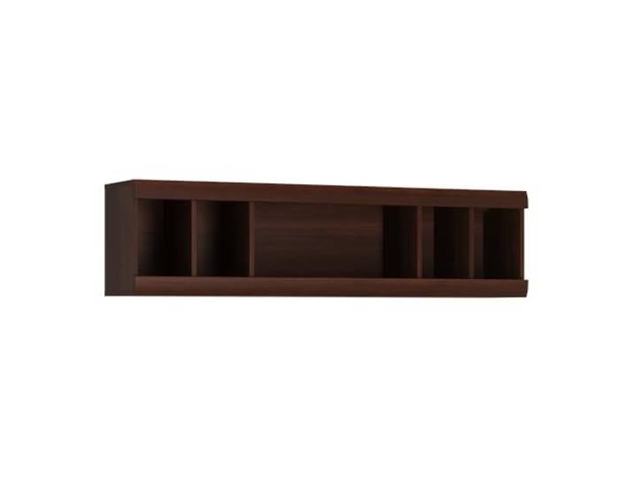 Lomadox Wandregal 140 cm Nussbaum Wandboard Regal Wohnzimmer Bücherregal