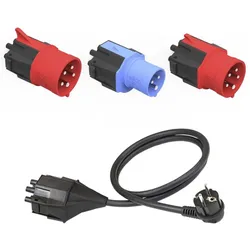 NRGkick, Elektroauto Ladekabel, Steckeraufsatz Set Select (CEE 16, Typ 13, Typ 2, Typ F, 22 kW, 32 A)