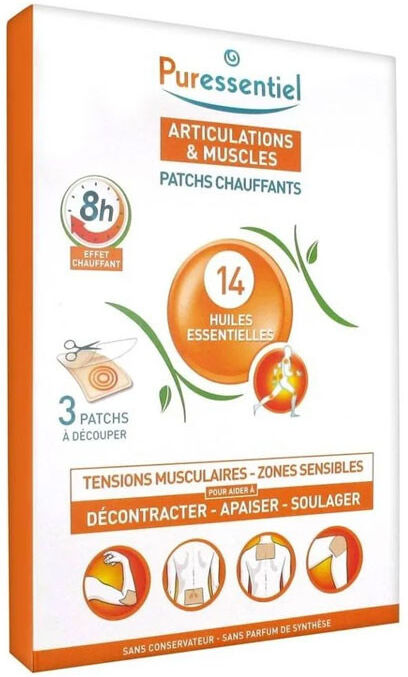 Puressentiel Articulações & Músculos Pensos Térmicos 3unidades