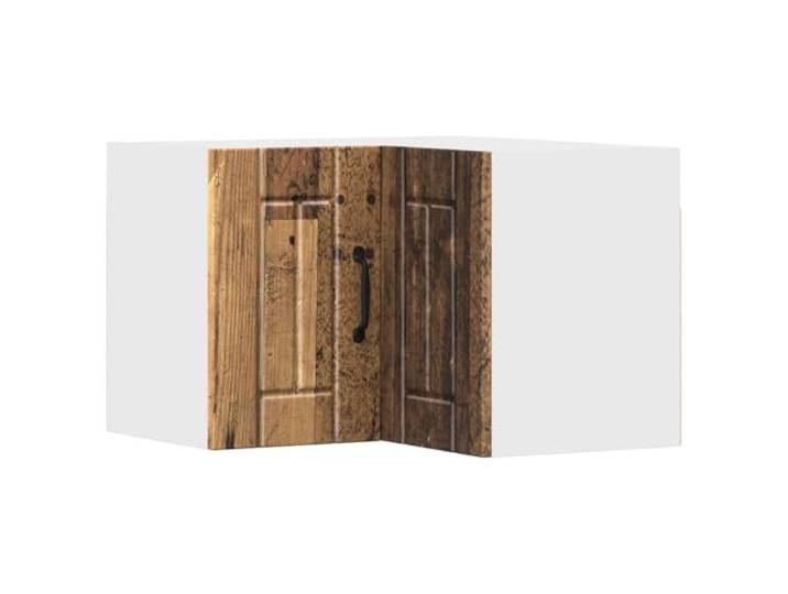IBUQDDV Wand-Eckschrank Lucca Altholz 57 x 57 x 40 cm Holzwerkstoff Altholz Optik, Holzwerkstoff, rechteckige Form, für den Innenbereich, moderne Küchen, Wandmontage