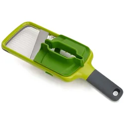 Joseph Joseph Multi Grip Mandoline   mit präzisem Lebensmittelgriff   Grün