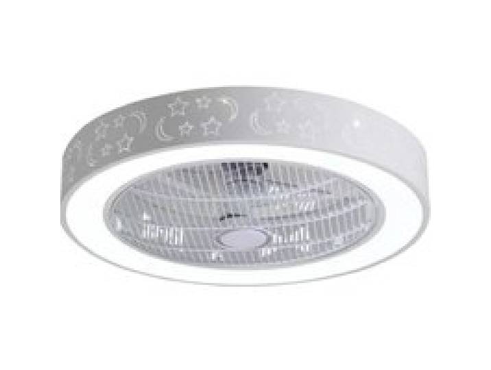 Plafonnier ventilateur silencieux avec lumiere télécommande/app reversible dimmable led 6 vitesse - Dofilo - mini fan lampe pour