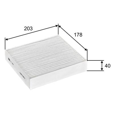 VALEO Filter, Innenraumluft CLIMFILTER COMFORT 715603 für MITSUBISHI SMART