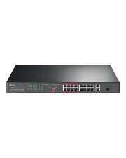 TP-LINK 16-Port 10/100 Mb+2-Port Gb Switch 0,1 Gbps PoE (TL-SL1218P)