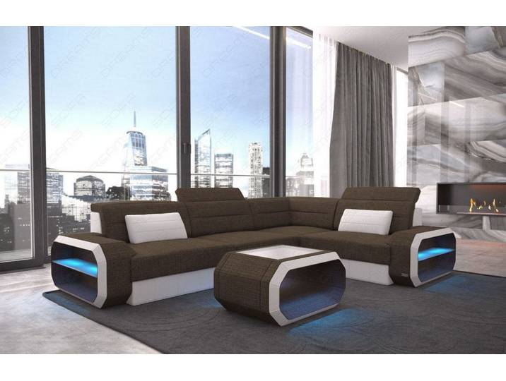 Ecksofa Verona L-Form aus Stoff