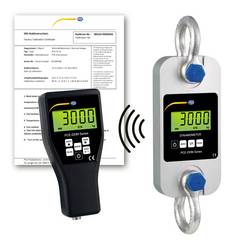 PCE Instruments PCE-DDM 3-ICA Kranwaage PCE-DDM 3-ICA kalibriert (ISO) Wägebereich (max.) 3000 kg Ablesbarkeit 1000 g batteriebetrieben Silber-Grau
