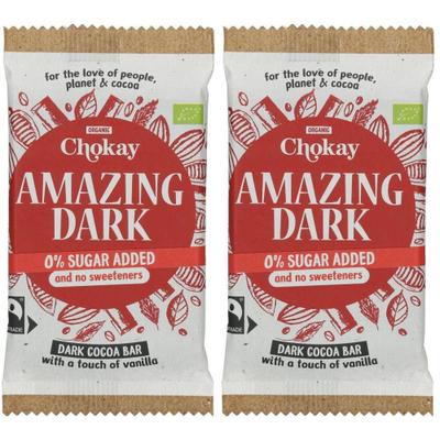 Chokay - Bar Amazing Dark FairTrade, 70g 2x 2x70 g