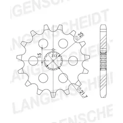 Supersprox Ritzel 630 16Z