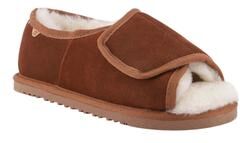 Women's Apma Women'S Open Toe Slipper by LAMO in Chestnut (Size 8 M)