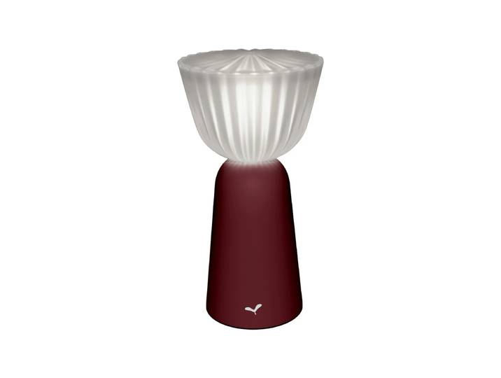 Fermob - Swing LED Akkuleuchte, schwarzkirsche