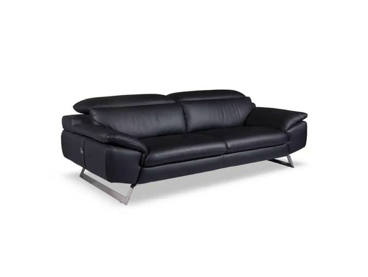 Nicoletti Home Zuma 3-Sitzer Sofa aus Leder manuelle Kopfteilver