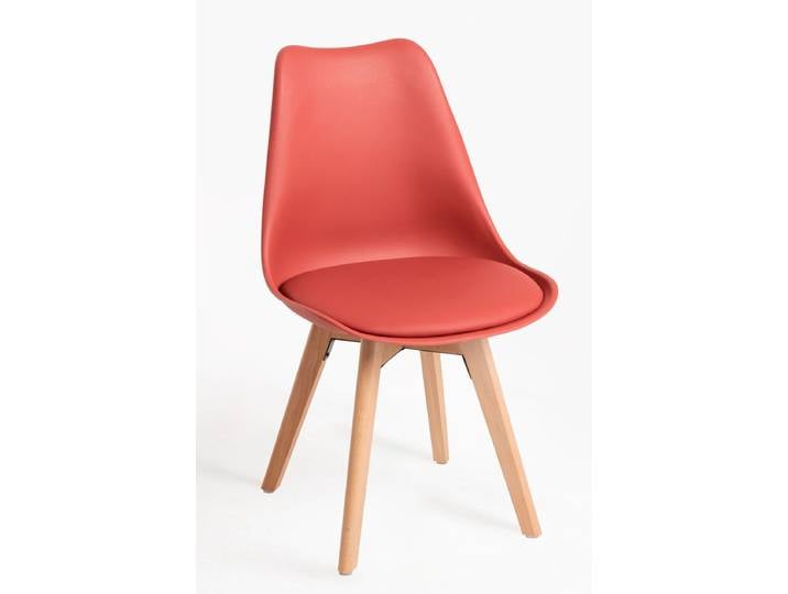 6er Set Synk Basic Stühle - Vin Rot